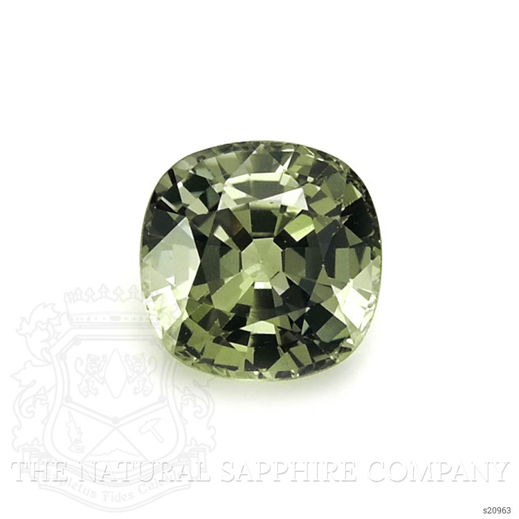 1.28 Ct. Green Sapphire from Ceylon (Sri Lanka)