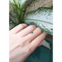 1.28 Ct. Green Sapphire from Ceylon (Sri Lanka) Life Style