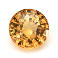 1.65 Ct. Yellowish Orange Sapphire from Ceylon (Sri Lanka) Video