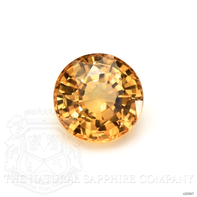 1.65 Ct. Yellowish Orange Sapphire from Ceylon (Sri Lanka)