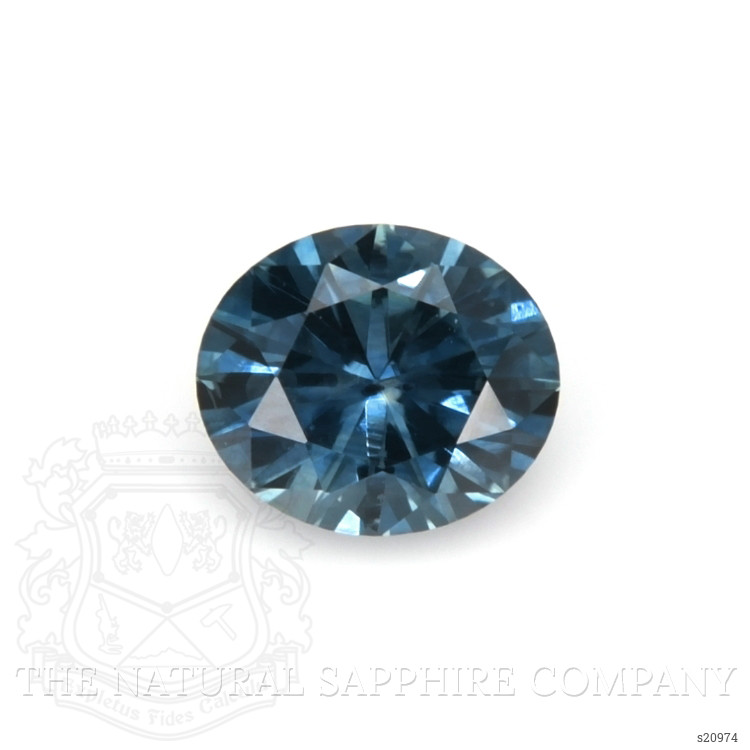 1.32 Ct. Greenish Blue Sapphire from Montana