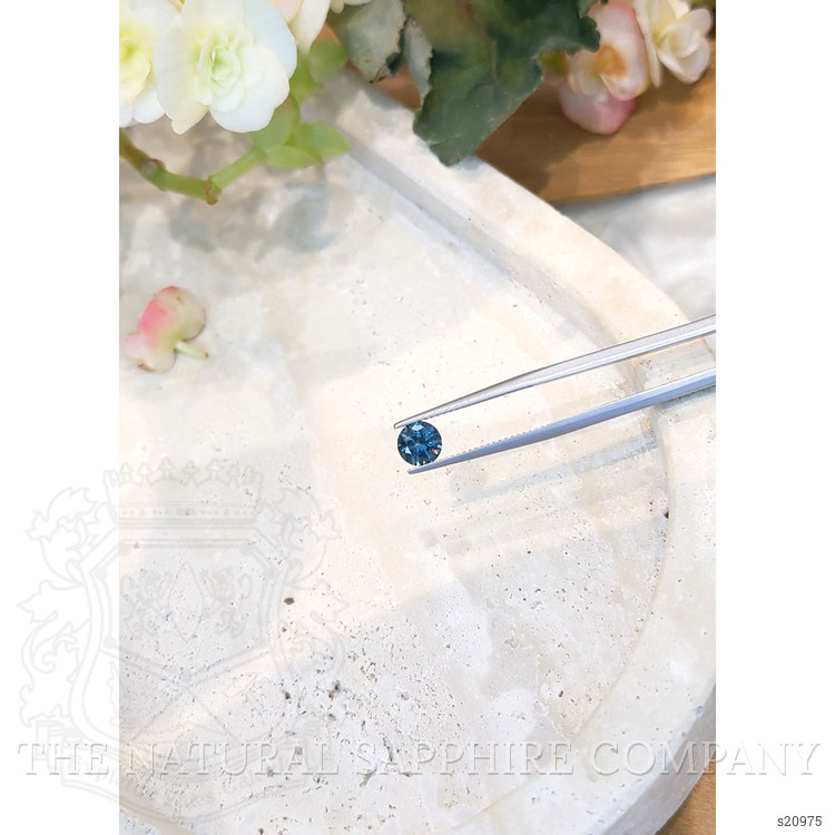 1.13 Ct. Greenish Blue Sapphire from Montana