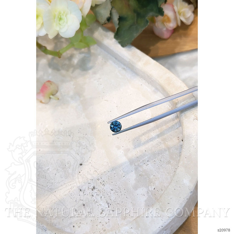 0.79 Ct. Blue Sapphire from Montana