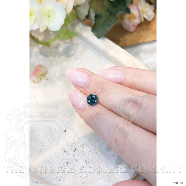 1.63 Ct. Greenish Blue Sapphire from Montana