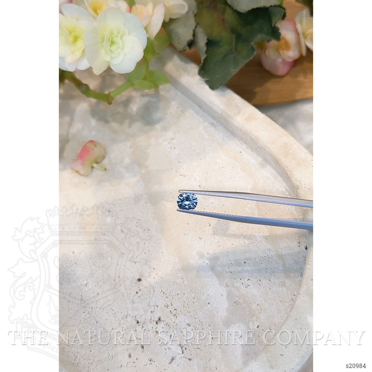 0.92 Ct. Blue Sapphire from Montana