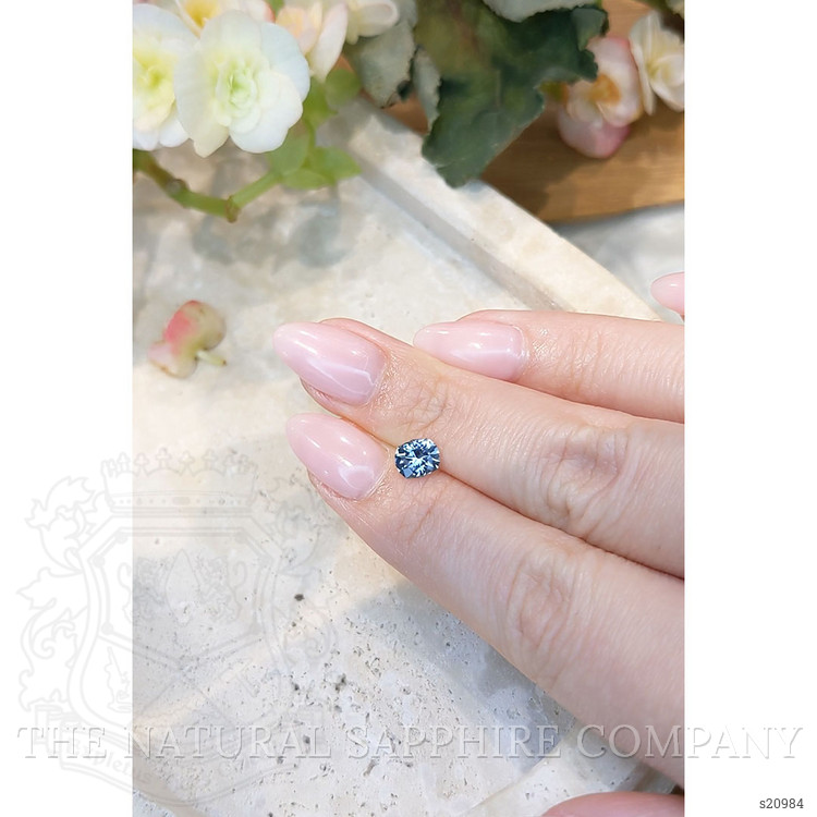 0.92 Ct. Blue Sapphire from Montana