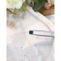 1.24 Ct. Bluish Green Sapphire from Montana Life Style
