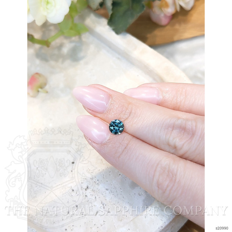 1.12 Ct. Greenish Blue Sapphire from Montana