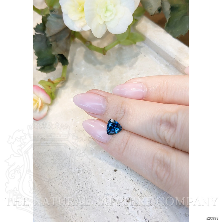 1.65 Ct. Greenish Blue Sapphire from Montana