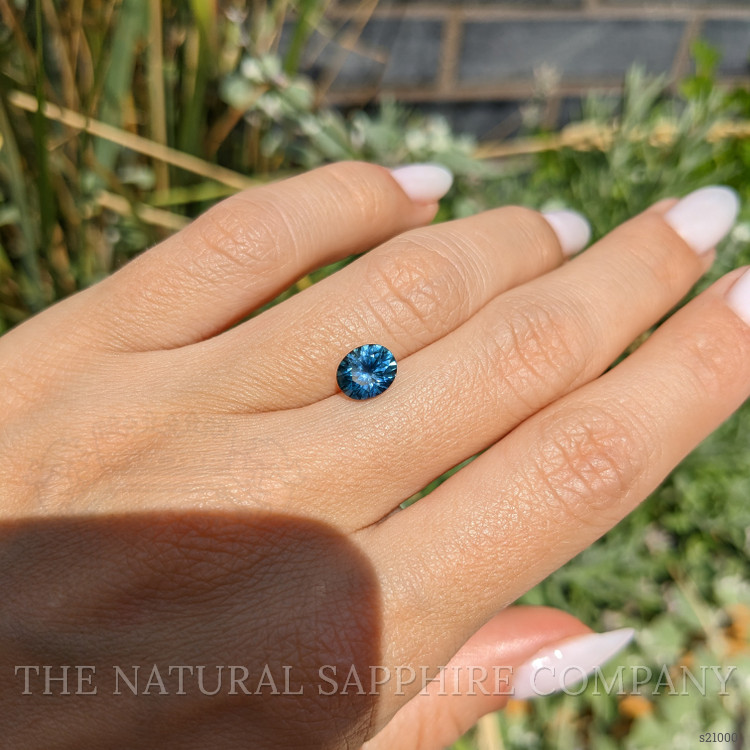 1.72 Ct. Greenish Blue Sapphire from Montana