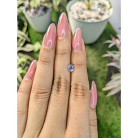 0.84 Ct. Blue Sapphire from Ceylon (Sri Lanka) Life Style