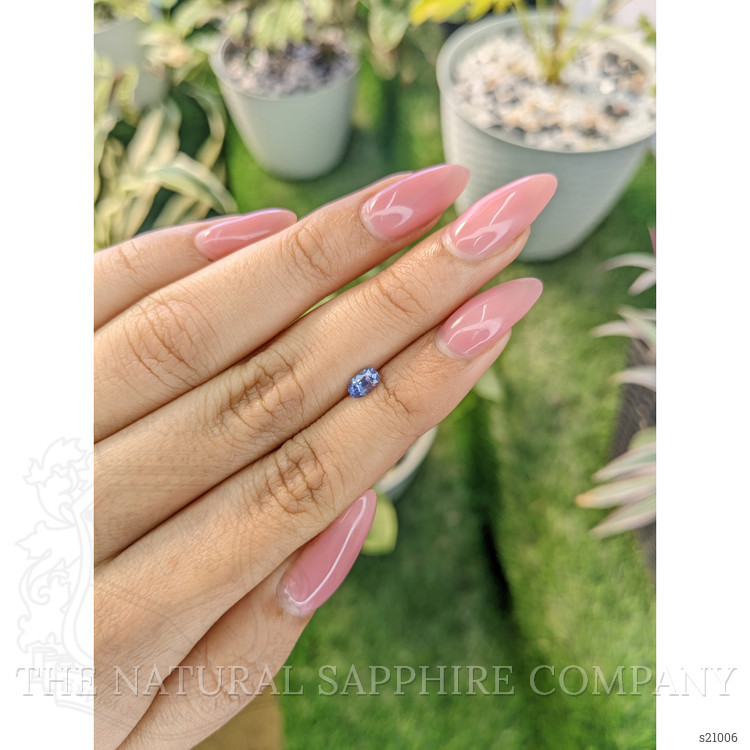 0.46 Ct. Blue Sapphire from Ceylon (Sri Lanka)