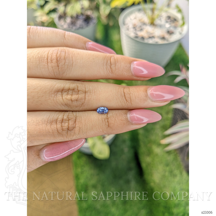 0.46 Ct. Blue Sapphire from Ceylon (Sri Lanka)