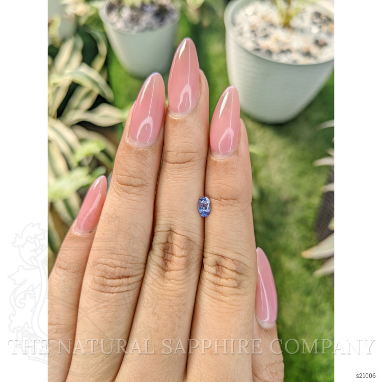 0.46 Ct. Blue Sapphire from Ceylon (Sri Lanka)