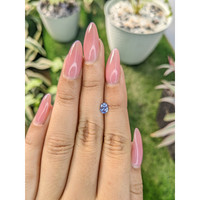 0.57 Ct. Blue Sapphire from Ceylon (Sri Lanka) Life Style