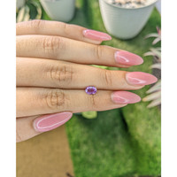 0.74 Ct. Pinkish Purple Sapphire from Ceylon (Sri Lanka) Life Style