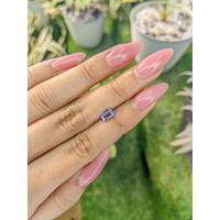 0.82 Ct. Violet Sapphire from Ceylon (Sri Lanka) Life Style