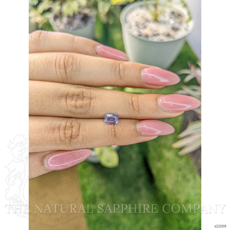 0.82 Ct. Violet Sapphire from Ceylon (Sri Lanka)