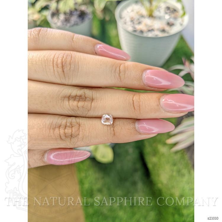 0.68 Ct. Peach Sapphire from Ceylon (Sri Lanka)