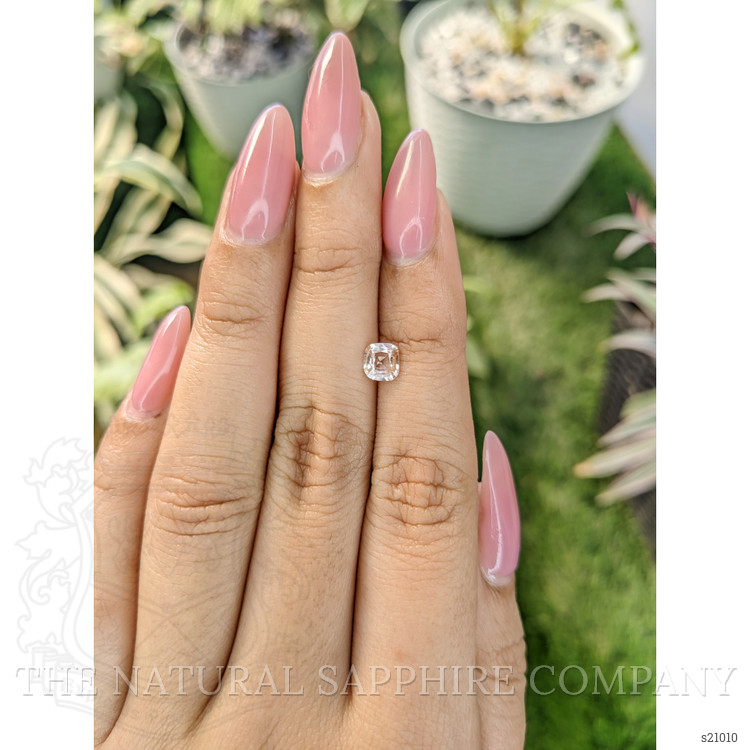 0.68 Ct. Peach Sapphire from Ceylon (Sri Lanka)