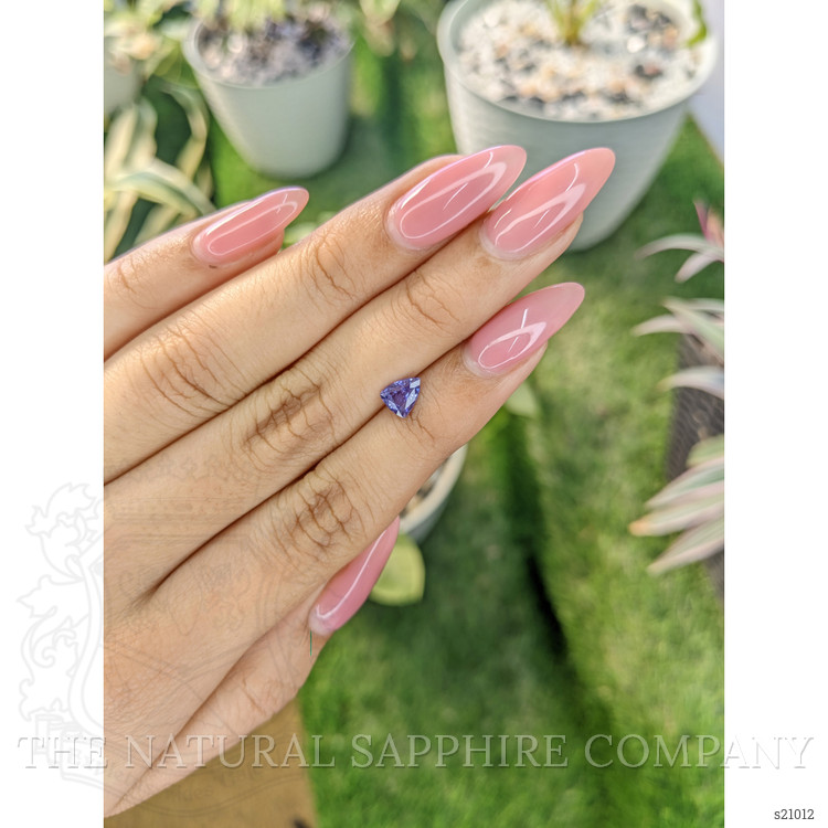 0.80 Ct. Purple Sapphire from Ceylon (Sri Lanka)