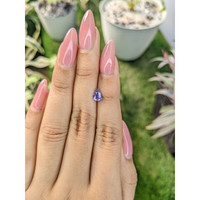 0.80 Ct. Purple Sapphire from Ceylon (Sri Lanka) Life Style