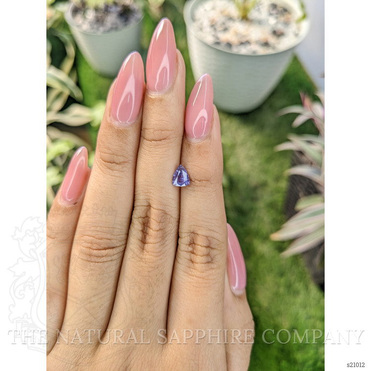 0.80 Ct. Purple Sapphire from Ceylon (Sri Lanka)