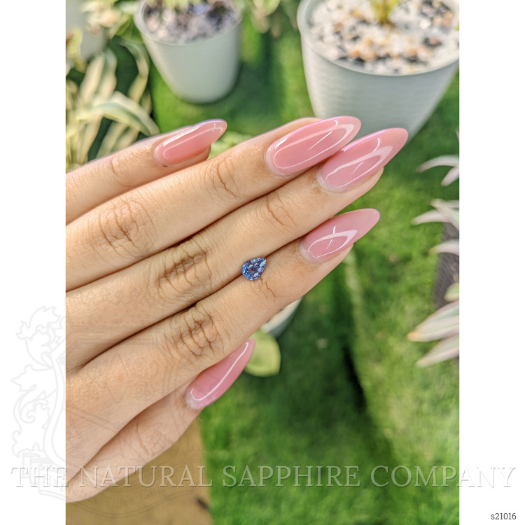 0.73 Ct. Blue Sapphire from Ceylon (Sri Lanka)