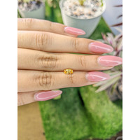 0.87 Ct. Orangish Yellow Sapphire from Ceylon (Sri Lanka) Life Style