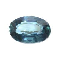 0.68 Ct. Bluish Green Sapphire from Ceylon (Sri Lanka) Video