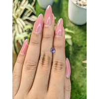 0.72 Ct. Purple Sapphire from Ceylon (Sri Lanka) Life Style
