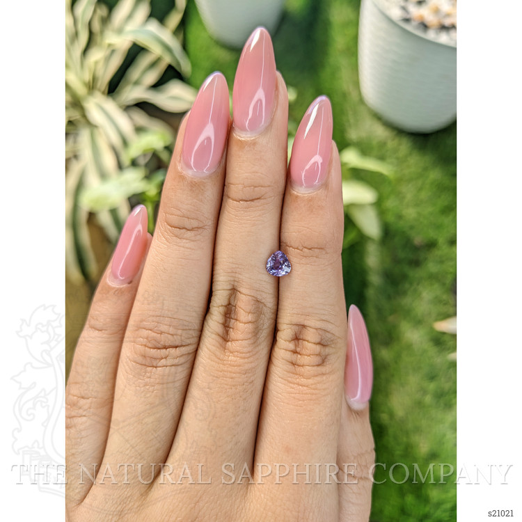 0.72 Ct. Purple Sapphire from Ceylon (Sri Lanka)