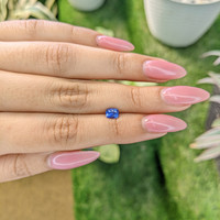 0.71 Ct. Blue Sapphire from Ceylon (Sri Lanka) Life Style