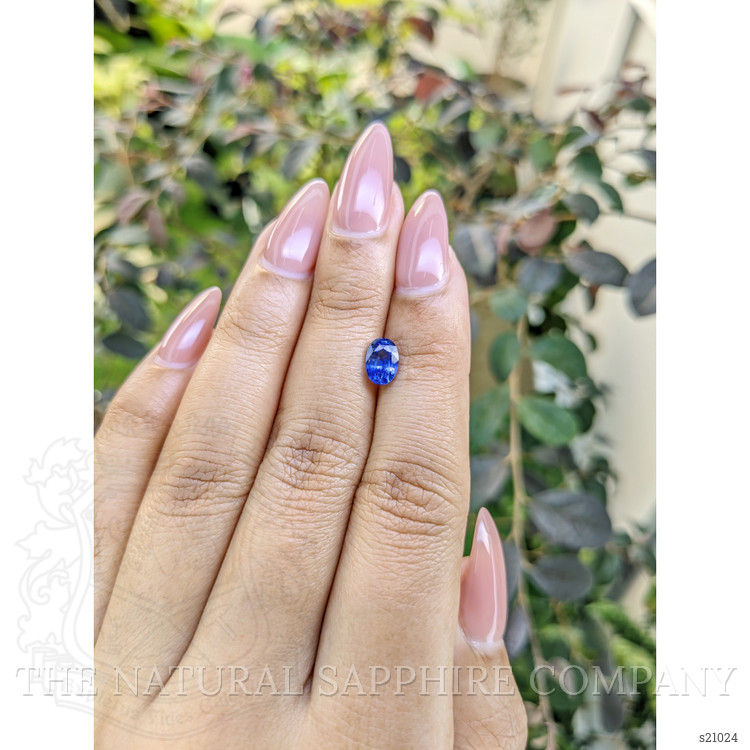 1.15 Ct. Blue Sapphire from Ceylon (Sri Lanka)