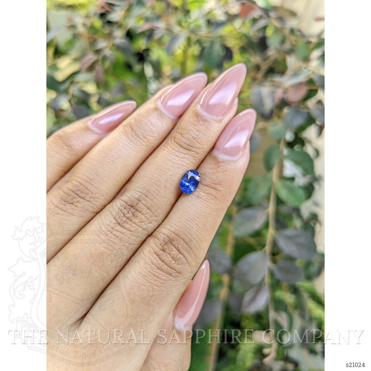 1.15 Ct. Blue Sapphire from Ceylon (Sri Lanka)