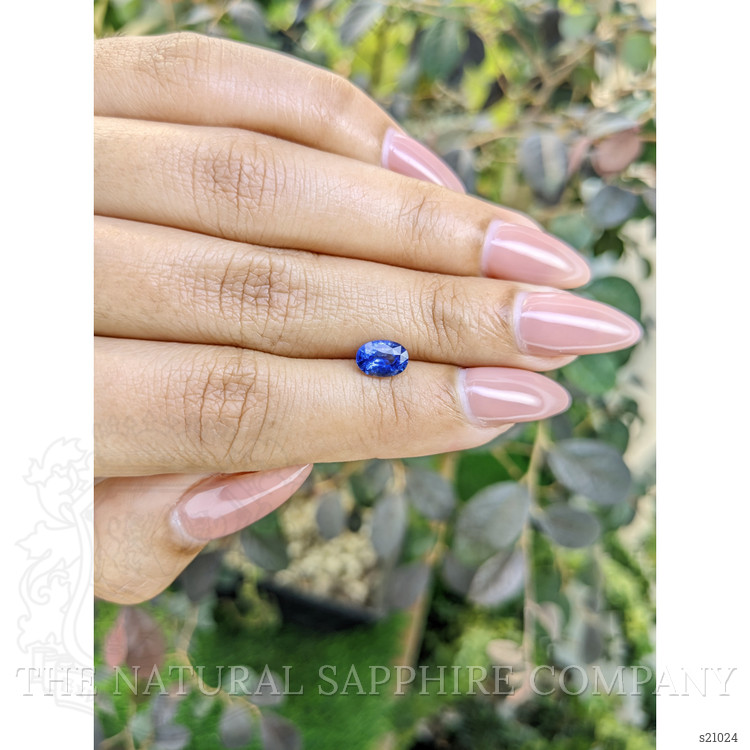 1.15 Ct. Blue Sapphire from Ceylon (Sri Lanka)