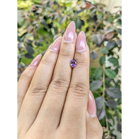 1.02 Ct. Purple Sapphire from Ceylon (Sri Lanka) Life Style