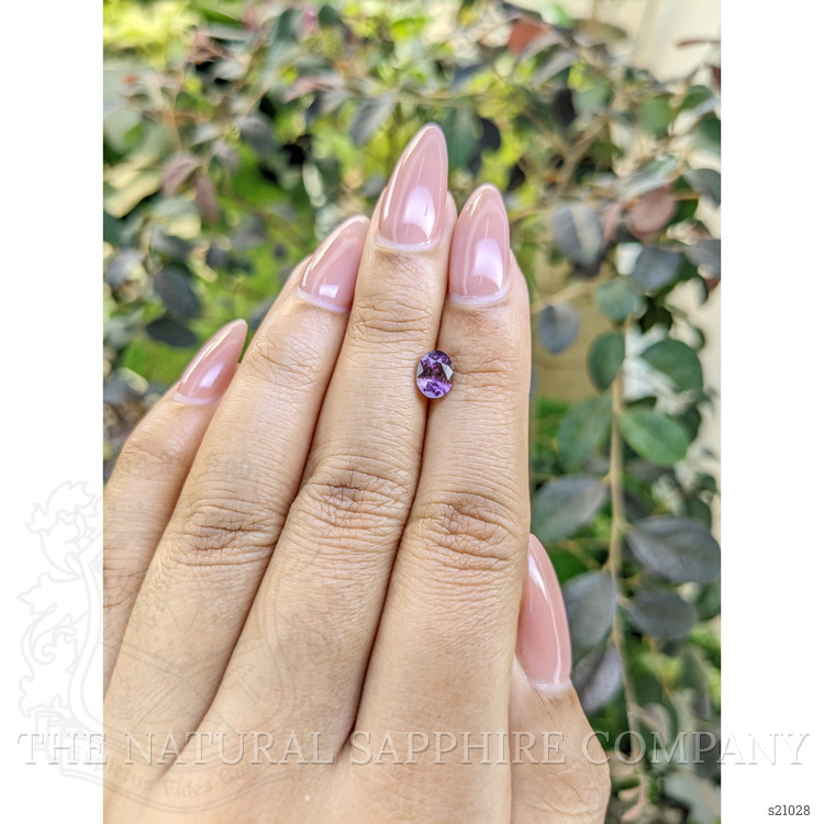 1.02 Ct. Purple Sapphire from Ceylon (Sri Lanka)