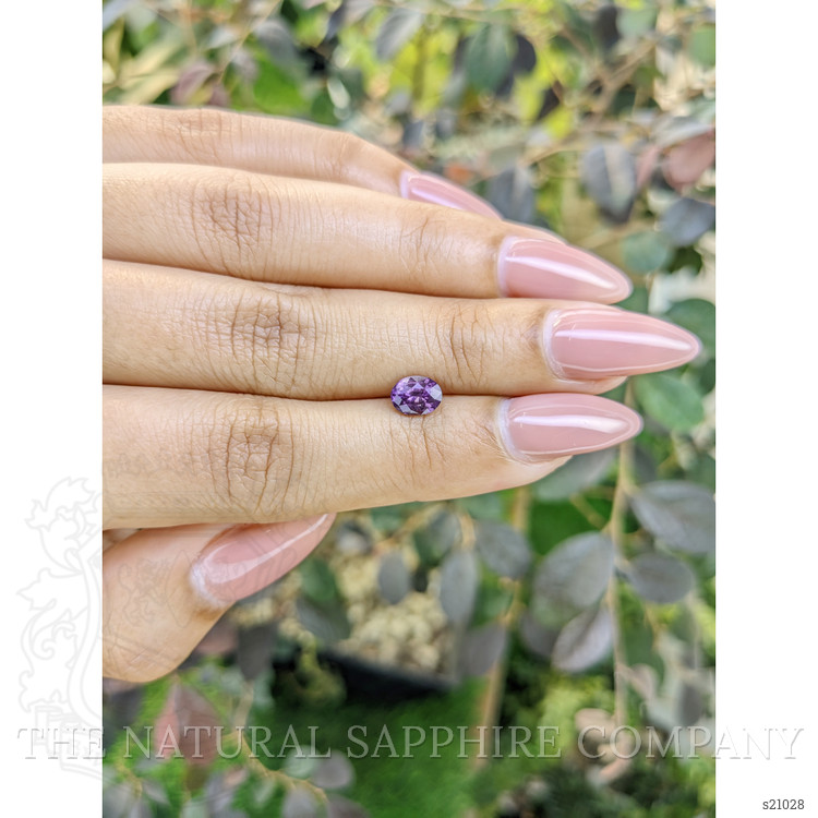 1.02 Ct. Purple Sapphire from Ceylon (Sri Lanka)