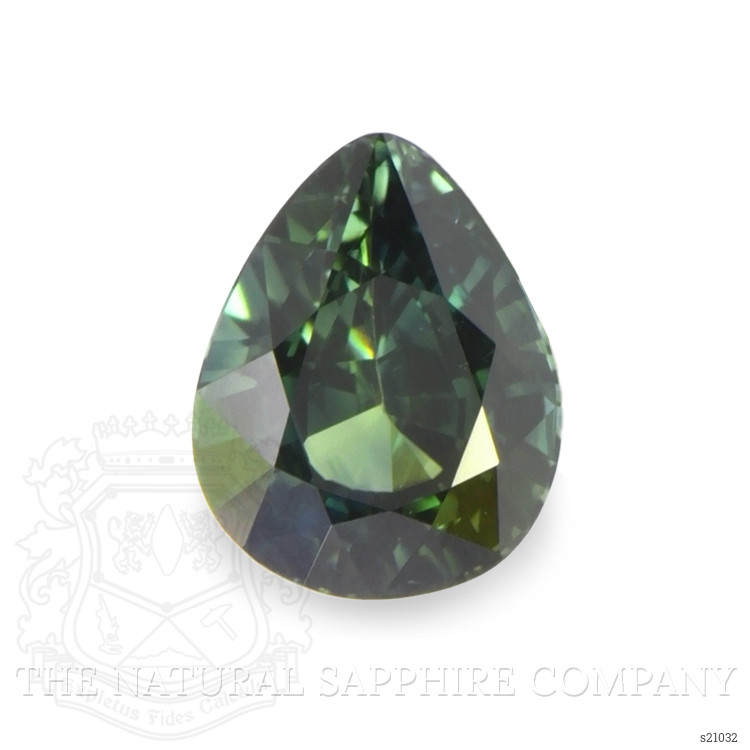 2.04 Ct. Green Sapphire from Ceylon (Sri Lanka)