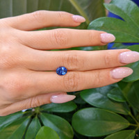 1.79 Ct. Blue Sapphire from Ceylon (Sri Lanka) Life Style
