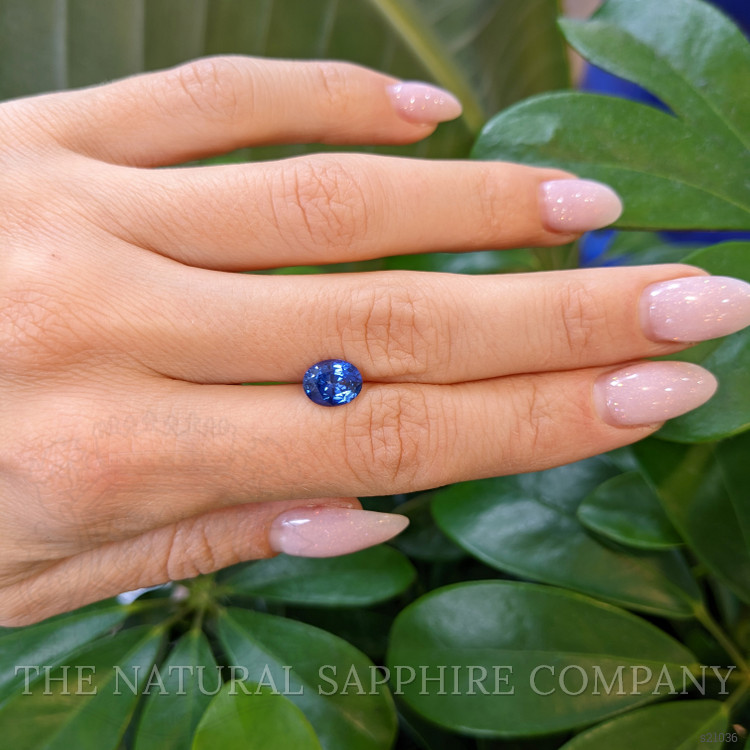 1.79 Ct. Blue Sapphire from Ceylon (Sri Lanka)