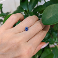 0.78 Ct. Blue Sapphire from Ceylon (Sri Lanka) Life Style