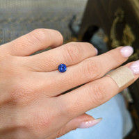 0.82 Ct. Blue Sapphire from Ceylon (Sri Lanka) Life Style