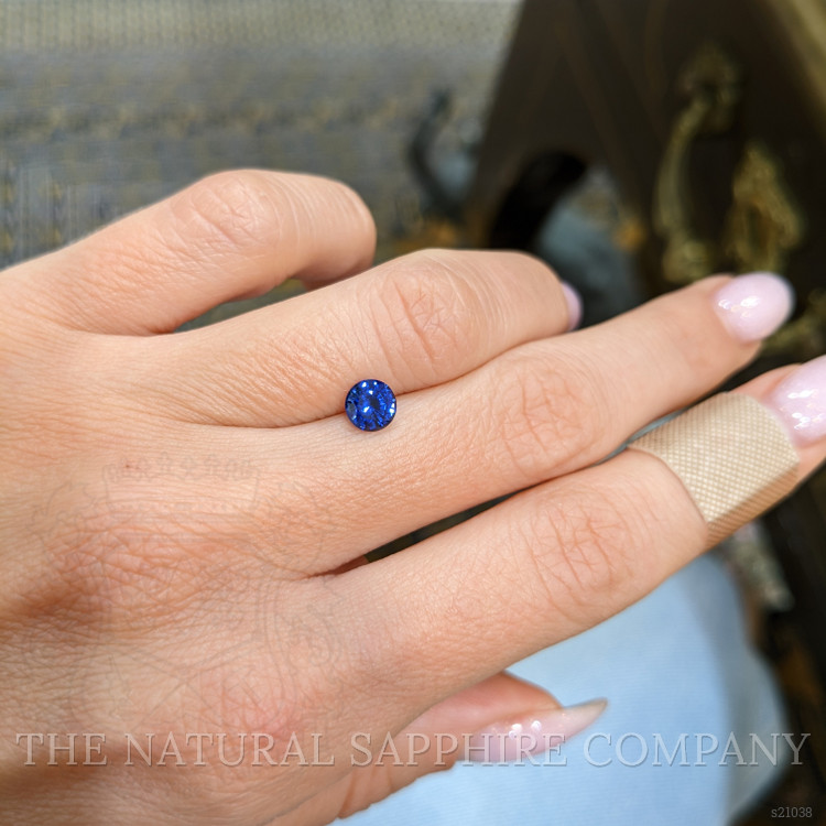 0.82 Ct. Blue Sapphire from Ceylon (Sri Lanka)