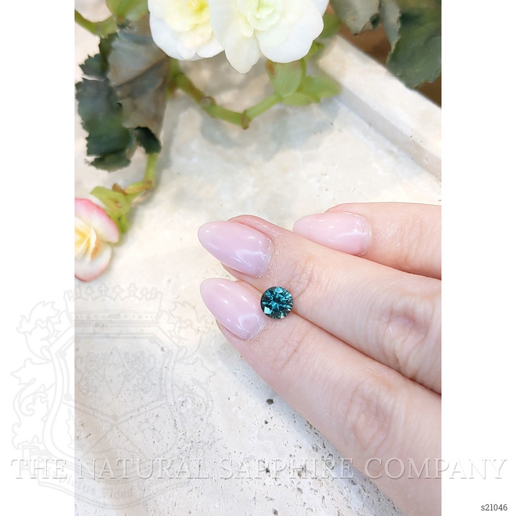 1.35 Ct. Greenish Blue Sapphire from Montana