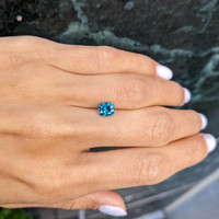 1.30 Ct. Greenish Blue Sapphire from Montana Life Style