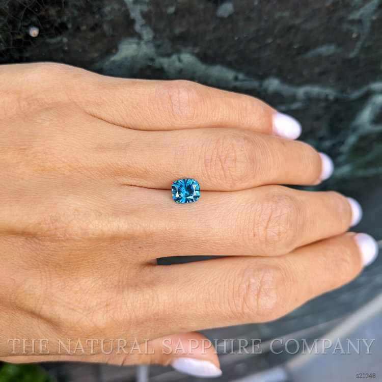 1.30 Ct. Greenish Blue Sapphire from Montana