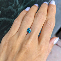 1.30 Ct. Greenish Blue Sapphire from Montana Life Style