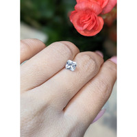 1.10 Ct. White Sapphire from Ceylon (Sri Lanka) Life Style